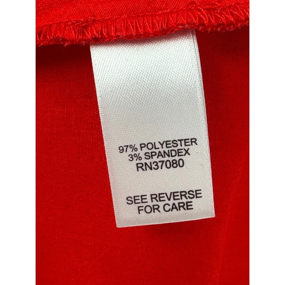 Catherines‎ Sleeveless Button Down Shirt Red Pocket Front Plus 22/24W